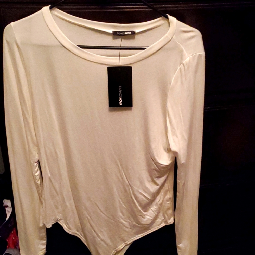 Fashion Nova White bodysuit